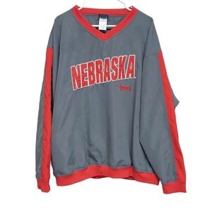 Nebraska Huskers Jacket Windbreaker Men's XL Pullover Knights Apparel